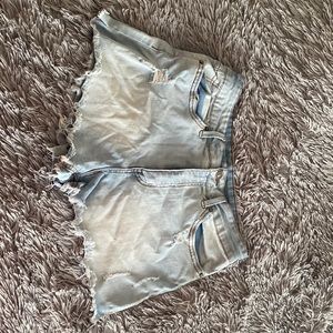 Light Denim jean shorts